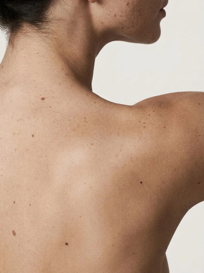 Close-up of a shoulder and back